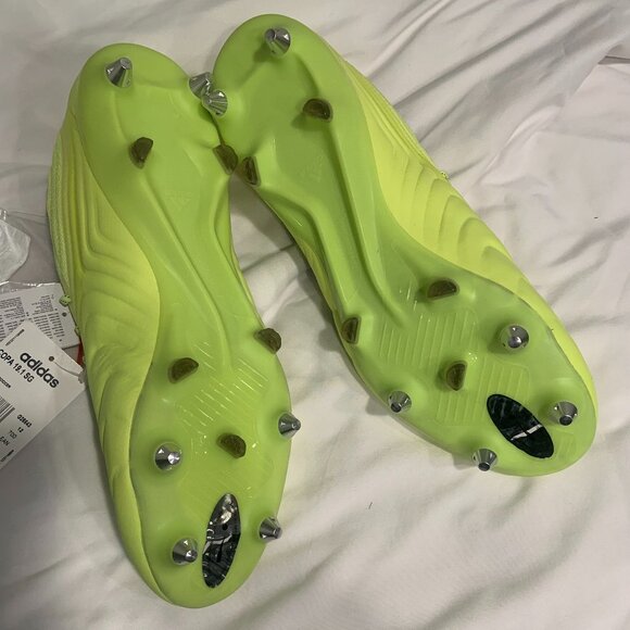 Adidas Copa 19.1 SG Yellow Size 12.5 (New)